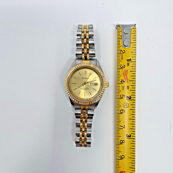 Lot of 2 Helbros & Carriage Timex Watches Quartz Untested Needs Batteries READ - Picture 5 of 16
